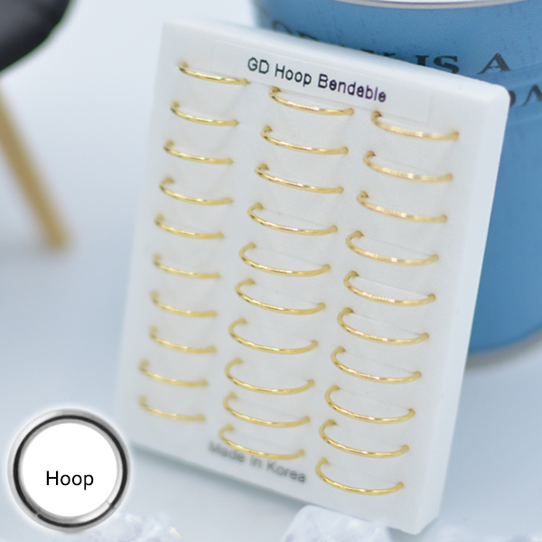 316-01 Gold Hoop (30pcs/Pad)