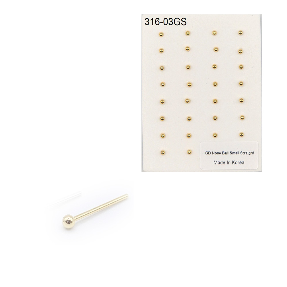 316-03 Gold Ball Tip (30pcs/Pad)