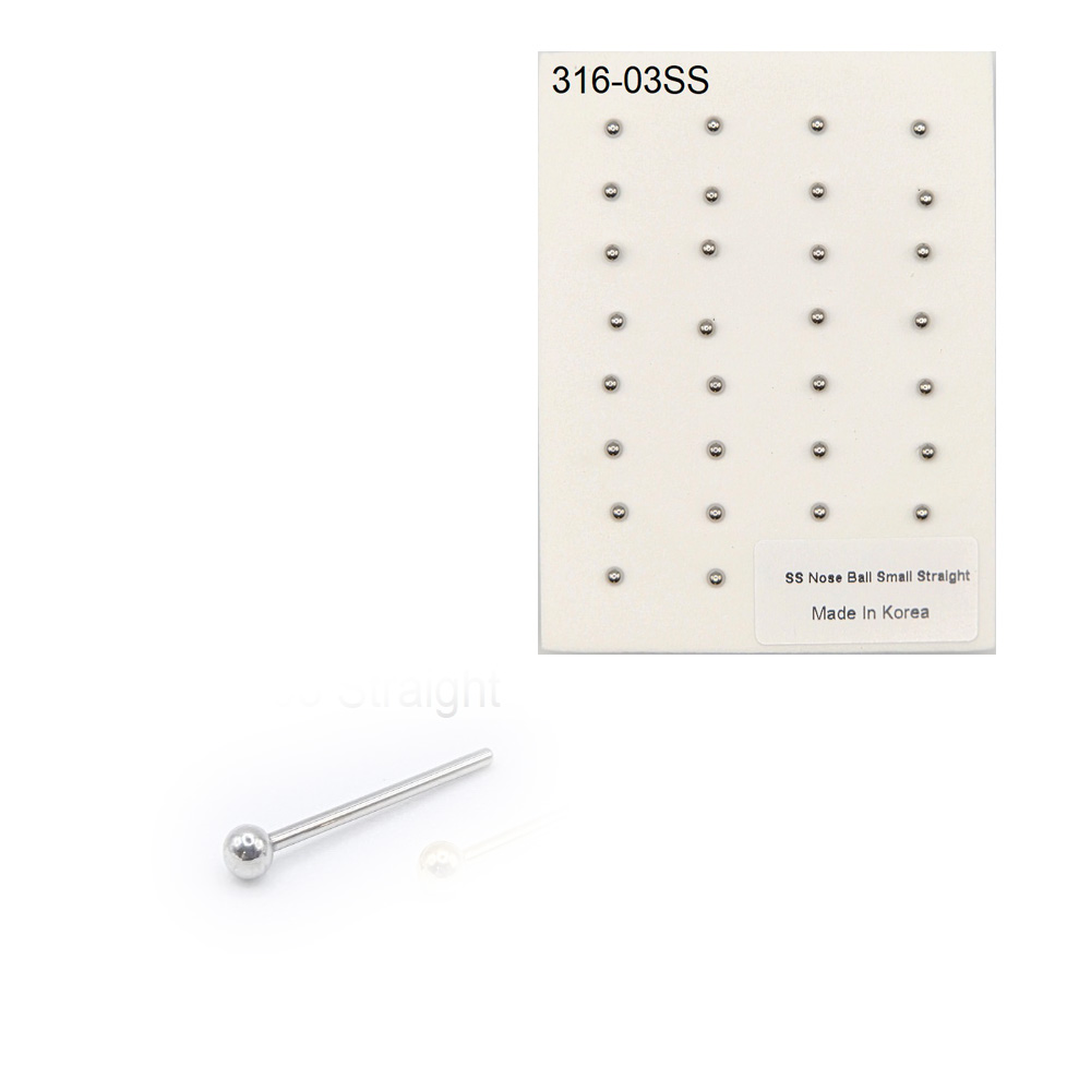 316-03 Silver Ball Tip (30pcs/Pad)