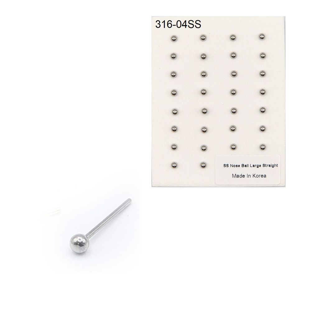 316-04 Silver Ball Tip (30pcs/Pad)