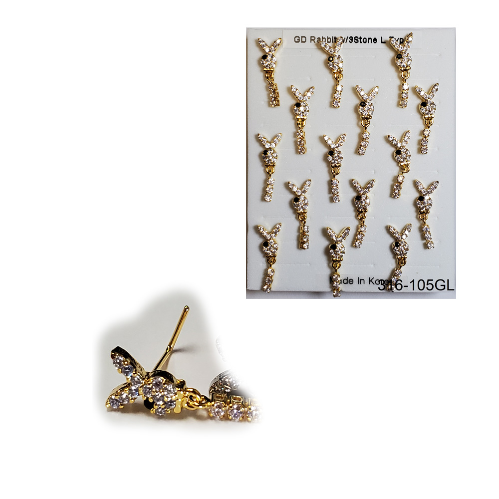 316-105 Gold L Type (15pcs/Pad) 316-105 Gold L Type (15pcs/Pad)