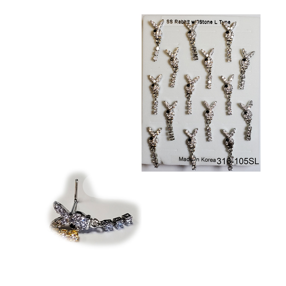 316-105 Silver L Type (15pcs/Pad) 316-105 Silver L Type (15pcs/Pad)