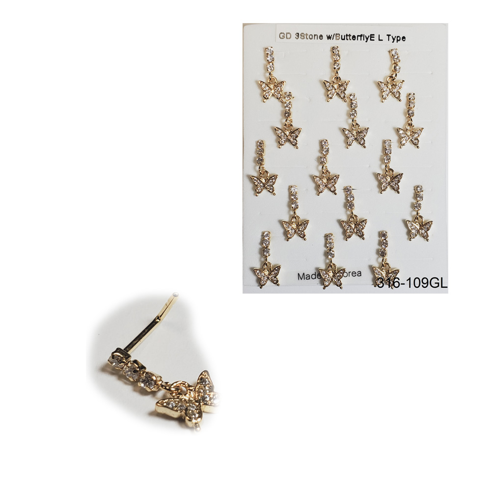 316-109 Gold L Type (15pcs/Pad) 316-109 Gold L Type (15pcs/Pad)