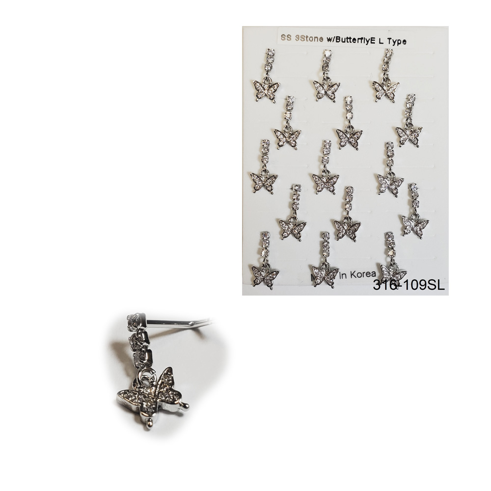 316-109 Silver L Type (15pcs/Pad) 316-109 Silver L Type (15pcs/Pad)