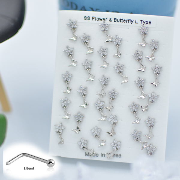 316-115 Silver L Type (30pcs/Pad)