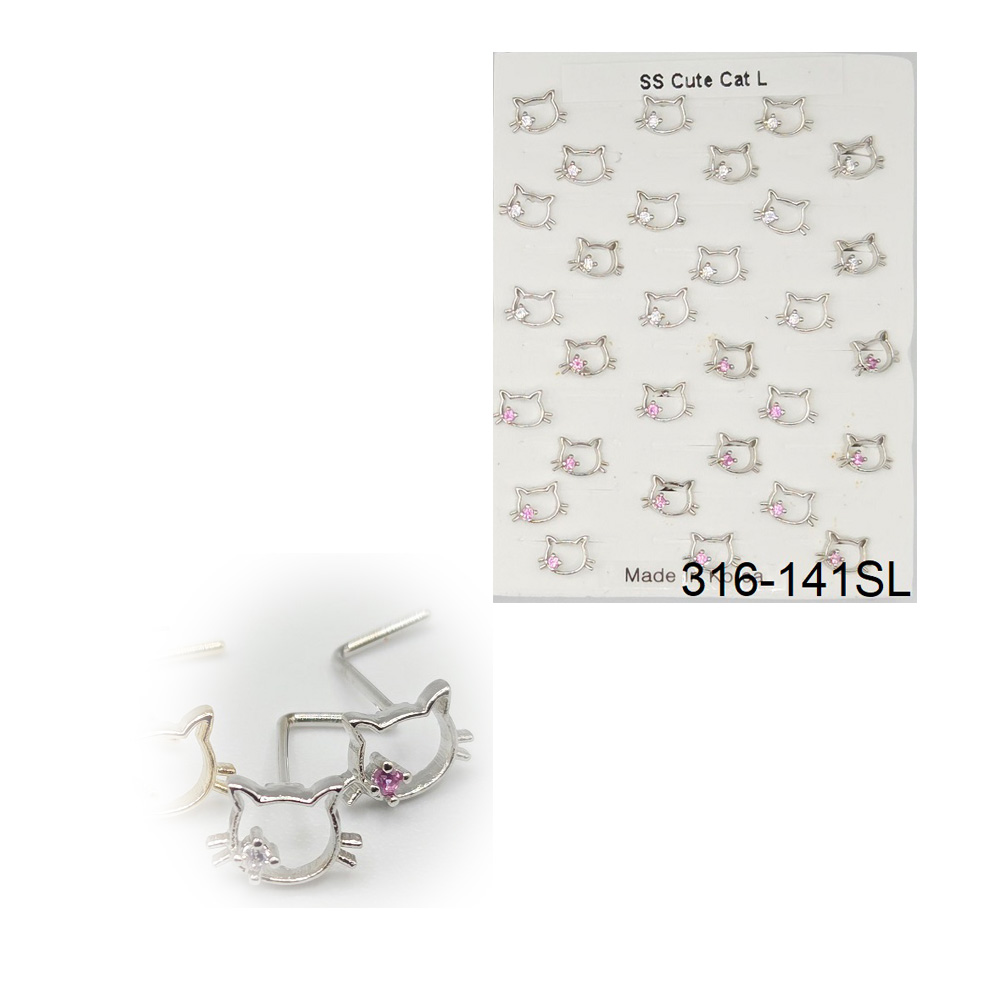 316-141 Silver L Type (30pcs/Pad)