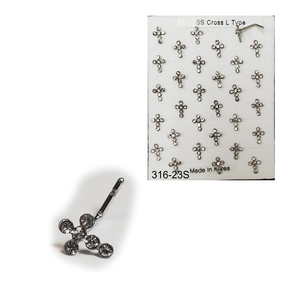 316-23 Silver L Type (30pcs/Pad)