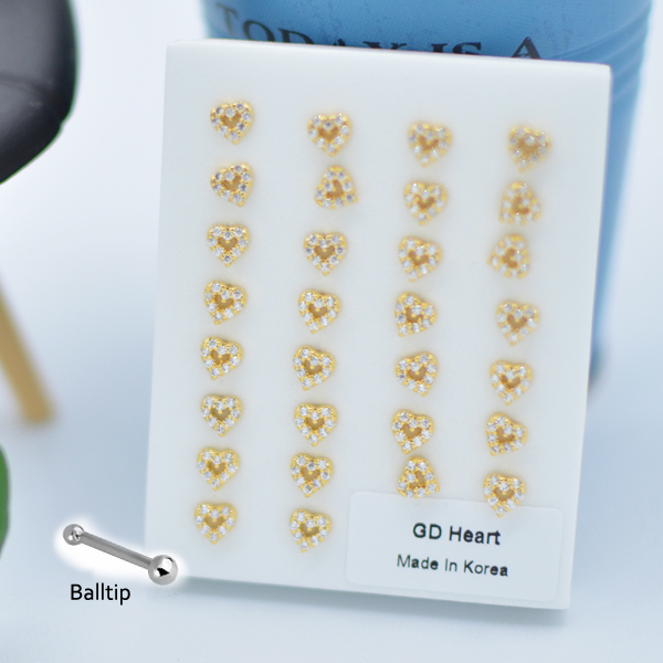 316-26 Gold Ball Tip (30pcs/Pad)