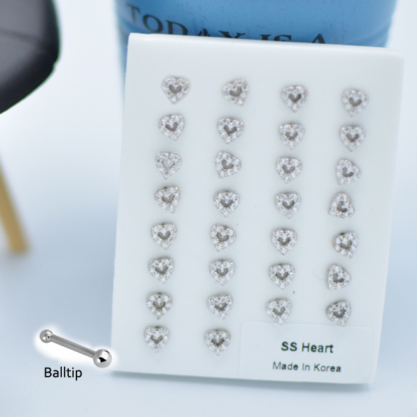 316-26 Silver Ball Tip (30pcs/Pad)