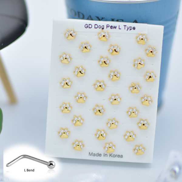 316-30 Gold L Type (30pcs/Pad)