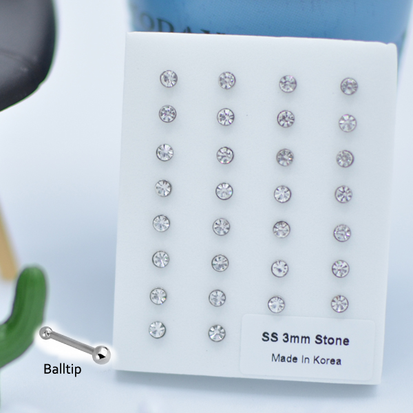 316-38 Silver Ball Tip (30pcs/Pad)