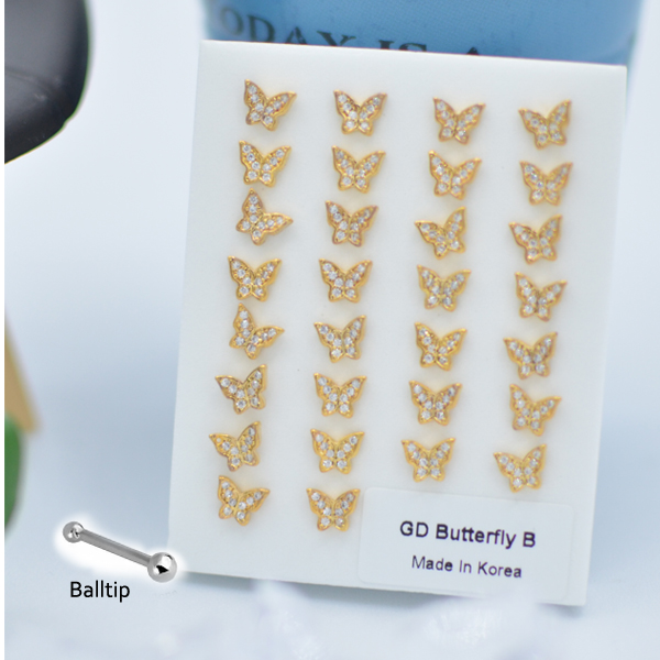 316-44 Gold Ball Tip (30pcs/Pad)