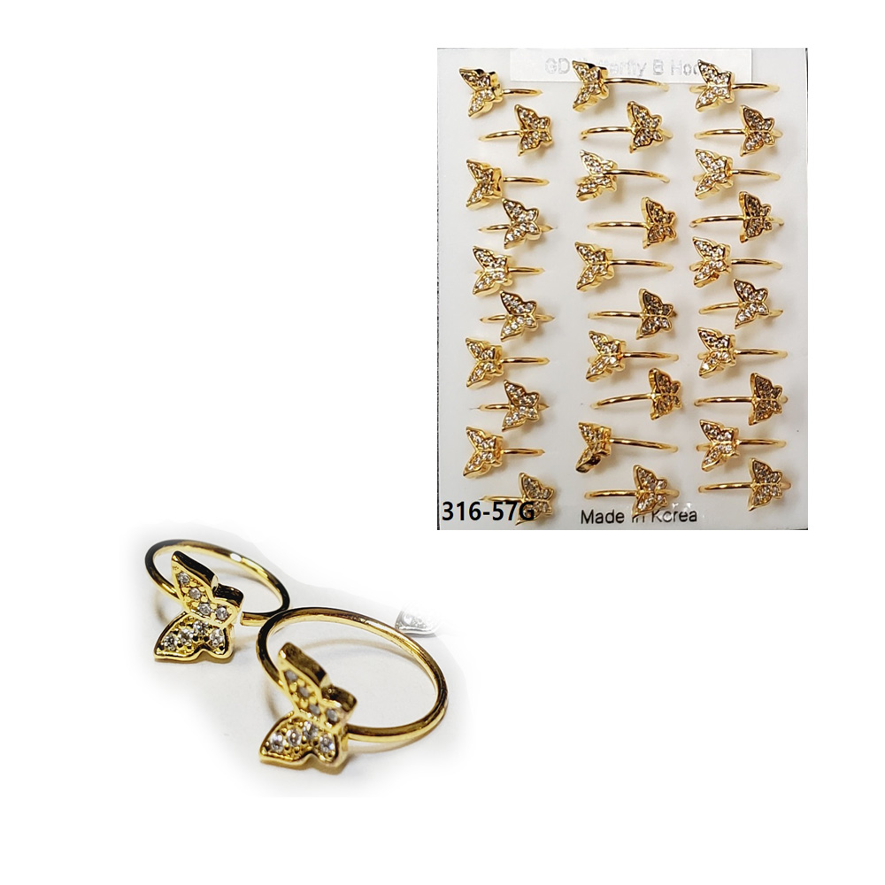 316-57 Gold Hoop (30pcs/Pad) 316-57 Gold Hoop (30pcs/Pad)