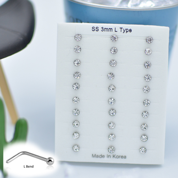 316-60 Silver L Type (30pcs/Pad)