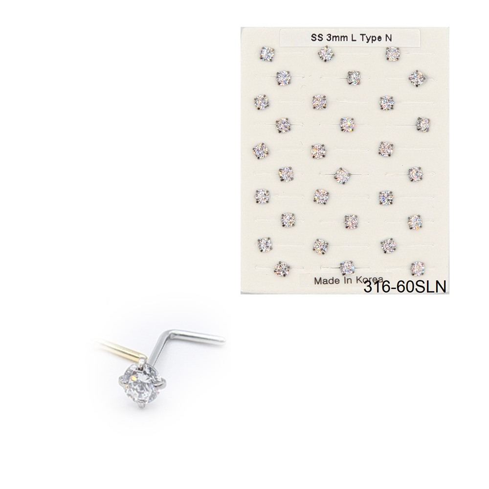 316-60 SilverN L Type (30pcs/Pad)