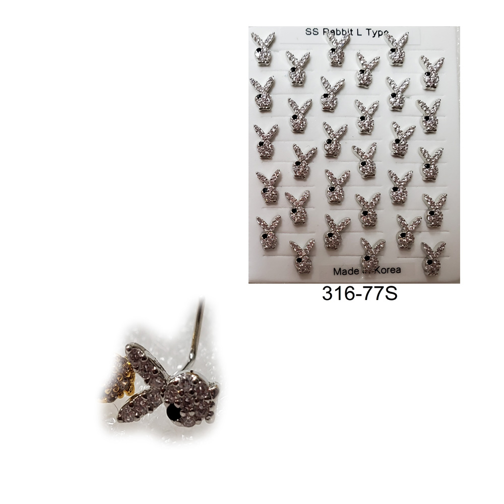 316-77 Silver L Type (30pcs/Pad)