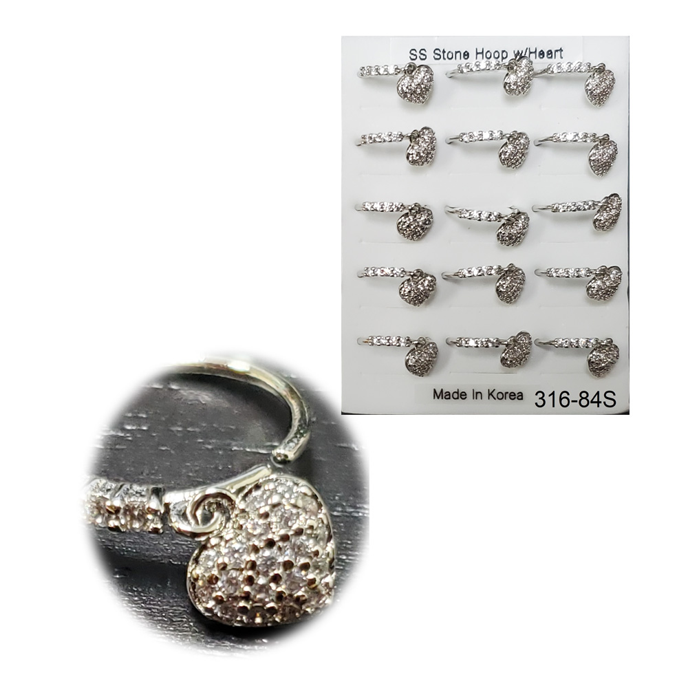 316-84 Silver Hoop (15pcs/Pad) 316-84 Silver Hoop (15pcs/Pad)