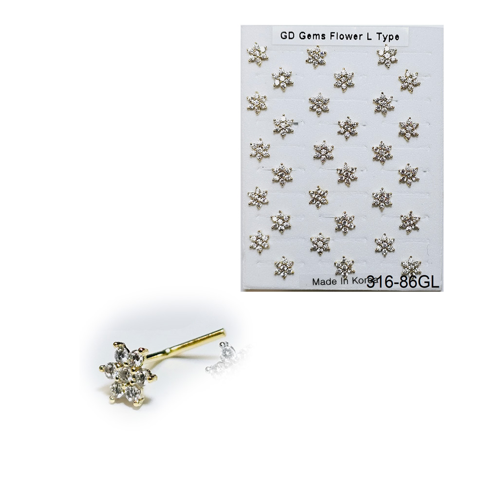 316-86 Gold L Type (30pcs/Pad)