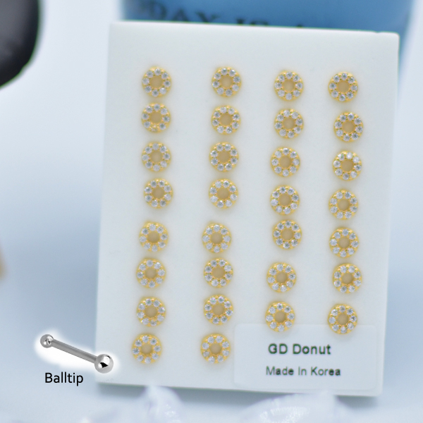 316-87 Gold Ball Tip (30pcs/Pad)