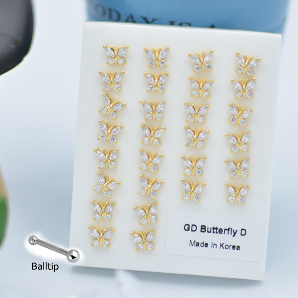 316-93 Gold L Type (30pcs/Pad)