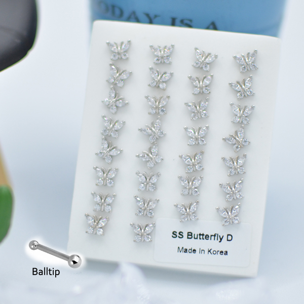 316-93 Silver Ball Tip (30pcs/Pad)