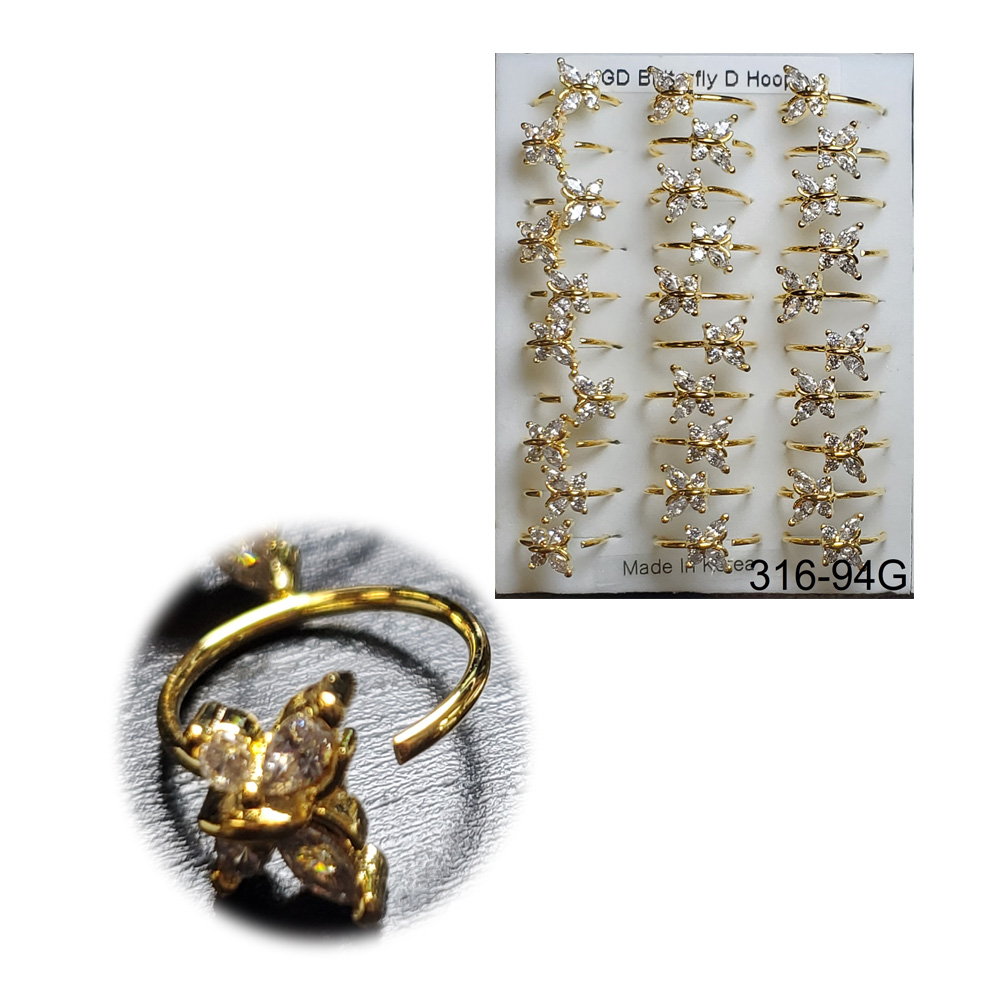 316-94 Gold Hoop (30pcs/Pad) 316-94 Gold Hoop (30pcs/Pad)