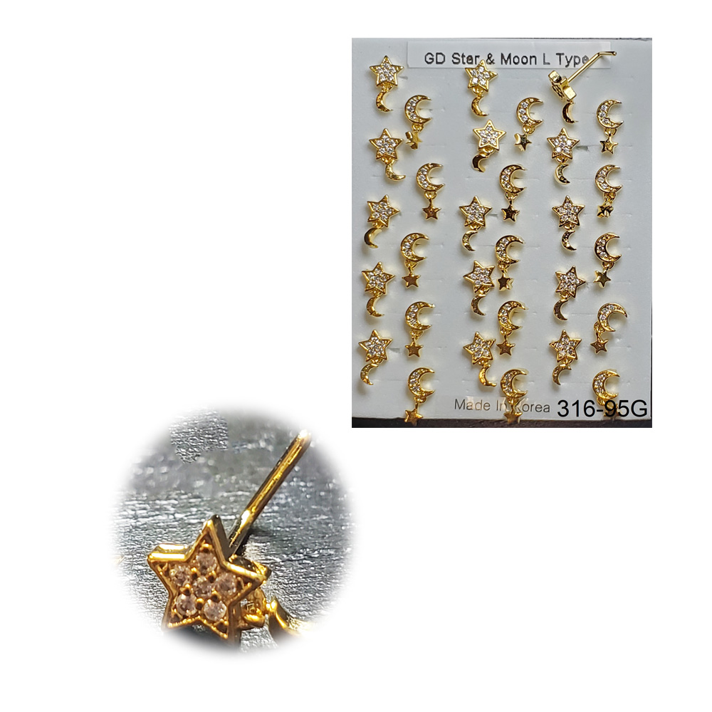 316-95 Gold L Type (30pcs/Pad)