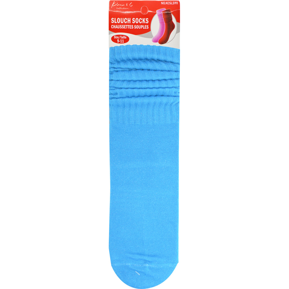 Slouch Socks 9-11 Blue (6pair/Pack) Slouch Socks 9-11 Blue (6pair/Pack)