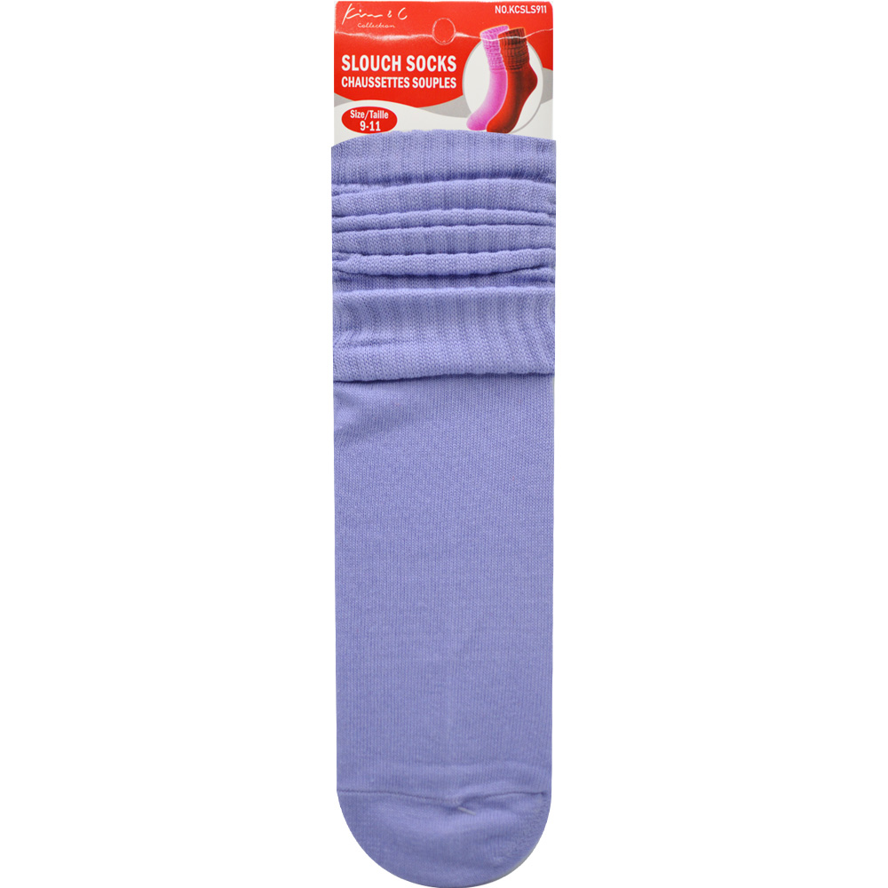 Slouch Socks 9-11 Lavender (6pair/Pack) Slouch Socks 9-11 Lavender (6pair/Pack)