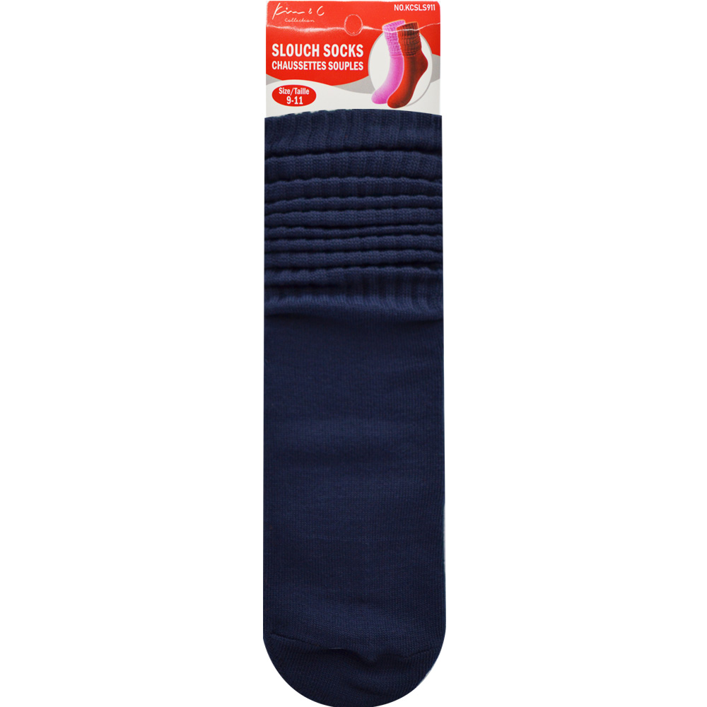 Slouch Socks 9-11 Navy (6pair/Pack) Slouch Socks 9-11 Navy (6pair/Pack)